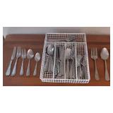LR - International Silver Plated Flatware - 58 Pieces
