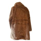 LR - Coldwater Creek Plush Faux Fur Coat Size Large