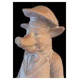 LR - Pig Chef Decor Statue Holding Tray