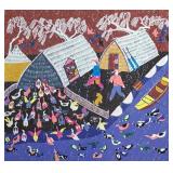 LR - Chinese Pheasant Print / Chinese Folk Art Print