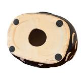 LR - Black and White Ceramic Chicken Decor