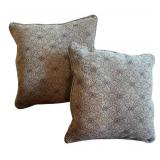 LR - Pair of Patterned Accent Pillows