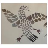 LR - "Hawks Hunting Otter" Limited Edition Inuit Print by Kanayook Povungnituk