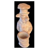 LR - Chef Pig Ceramic Planter or Utensil Holder Decor