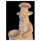 LR - Chef Pig Ceramic Planter or Utensil Holder Decor