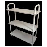 FR - White Three Tier Shelf