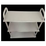 FR - White Three Tier Shelf