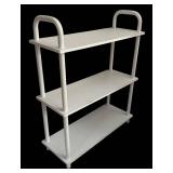 FR - White Three Tier Shelf