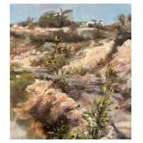 FR - "Afternoon Walk" Original Framed Pastel by Iva Morris