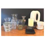 LR - Collection of Vases, Planter Pots, and Candle Holders
