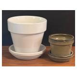 LR - Collection of Vases, Planter Pots, and Candle Holders