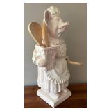 LR - Fleur de Lis 1999 Pig Chef Kitchen Utensil Holder