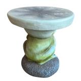 P - Frog Motif Garden Stool