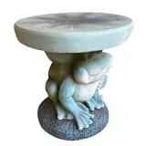 P - Frog Motif Garden Stool