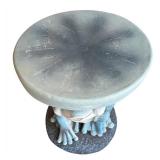 P - Frog Motif Garden Stool