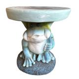 P - Frog Motif Garden Stool