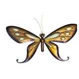 P - Metal Wall Decor Set with Butterfly and Frog