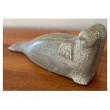 LR - Seal and Duck Hand Carved Inuit Stone Carvings