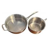 LR - Chantal and Calphalon Copper Pots and Pans