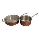 LR - Chantal and Calphalon Copper Pots and Pans