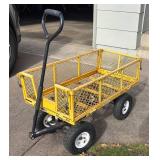 G - Yardworks Metal Utility Cart