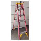 G - Werner FS206 6-Foot Fiberglass Step Ladder 225 lb Capacity