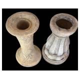 G - Pair of Birdbath Bases