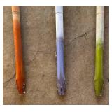 G - Set of 3 Tall Outdoor Planter Stands with Hexagon Tops