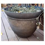 BY - Pair of Large Resin Planter Pots