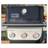 BY - Weber Spirit 3-Burner Gas Grill with Side Shelves