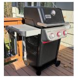 BY - Weber Spirit 3-Burner Gas Grill with Side Shelves