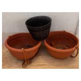 G - Variety of Planter Pots Assorted Styles and Sizes