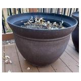 BY - Pair of Large Resin Planter Pots