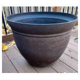 BY - Pair of Large Resin Planter Pots