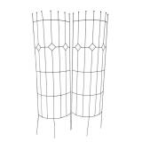 G - Pair of Metal Garden Plant Supports