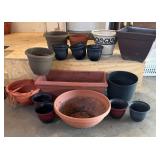 G - Collection of Assorted Planter Pots