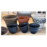 G - Collection of Assorted Planter Pots