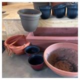 G - Collection of Assorted Planter Pots