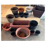 G - Collection of Assorted Planter Pots