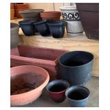 G - Collection of Assorted Planter Pots