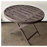 G - Round Metal Patio Table