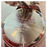 Anne Klein Ladies Quartz Watch and Crystal Pendant Necklace Set