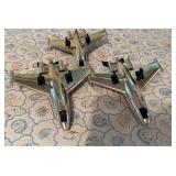 Lot of 3 Vintage 1979 Tonka Die-Cast Planes and 1 Helicopter
