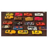 Large Lot of KIDCO Toy Cars Including Tanks - Restoration Needed