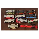 Lot of 11 Vintage Yatming Diecast Toy Cars and Trailer - For Restoration
