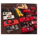 Collection of 19 Robotic Transforming Toy Cars and Vehicles - Mixed Condition
