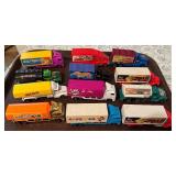 Lot of 12 Hot Wheels Branded Hauler Semi Trucks