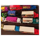 Lot of 12 Hot Wheels Branded Hauler Semi Trucks