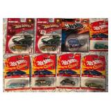Hot Wheels Lot - Classics, Holiday Hot Rods and Racing (8 Cars, Carded)