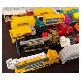 Set of Diecast Toy Trucks and Maintenance Haulers